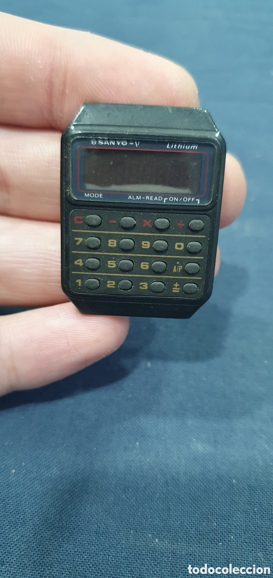 Vintage Uhren: Reloj vintage Sanyo calculadora. (L138)
