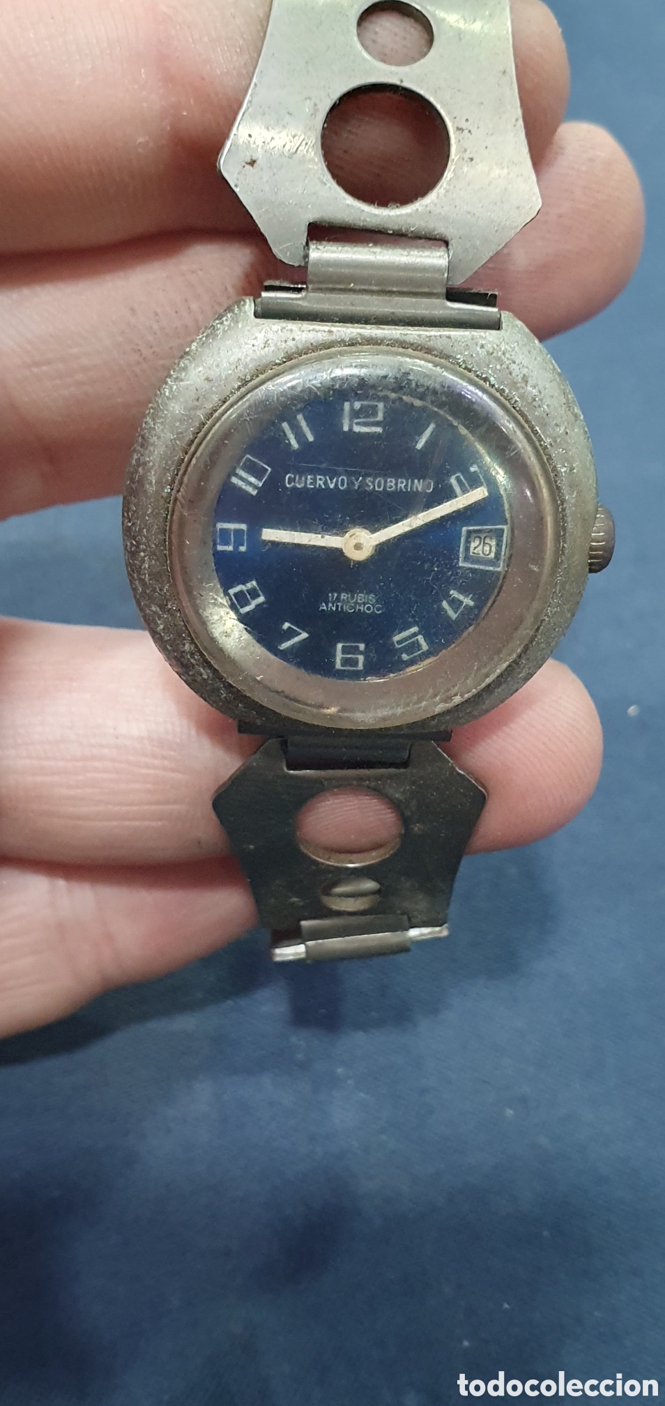 Vintage: Reloj vintage Cuervo y Sobrino. (L138)