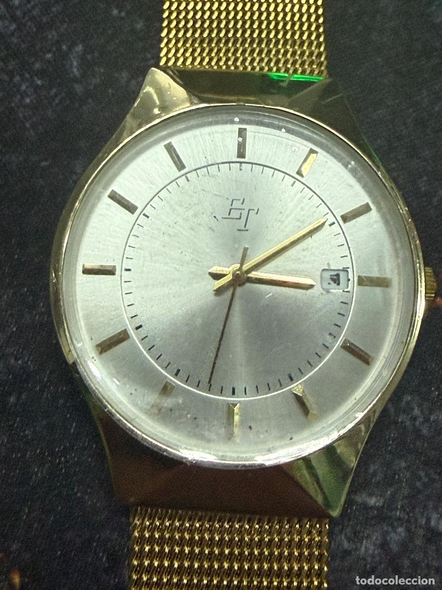 Vintage: EURO TOPS Men&rsquo;s Quartz Watch Gold Tone Mesh Bracelet Date Vintage Style Working