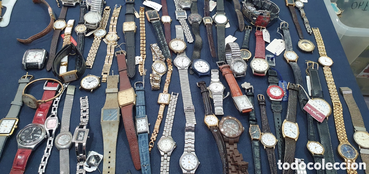 Vintage: SALIDA 0.01&euro;. Enorme lote de relojes para repuestos. (L140)