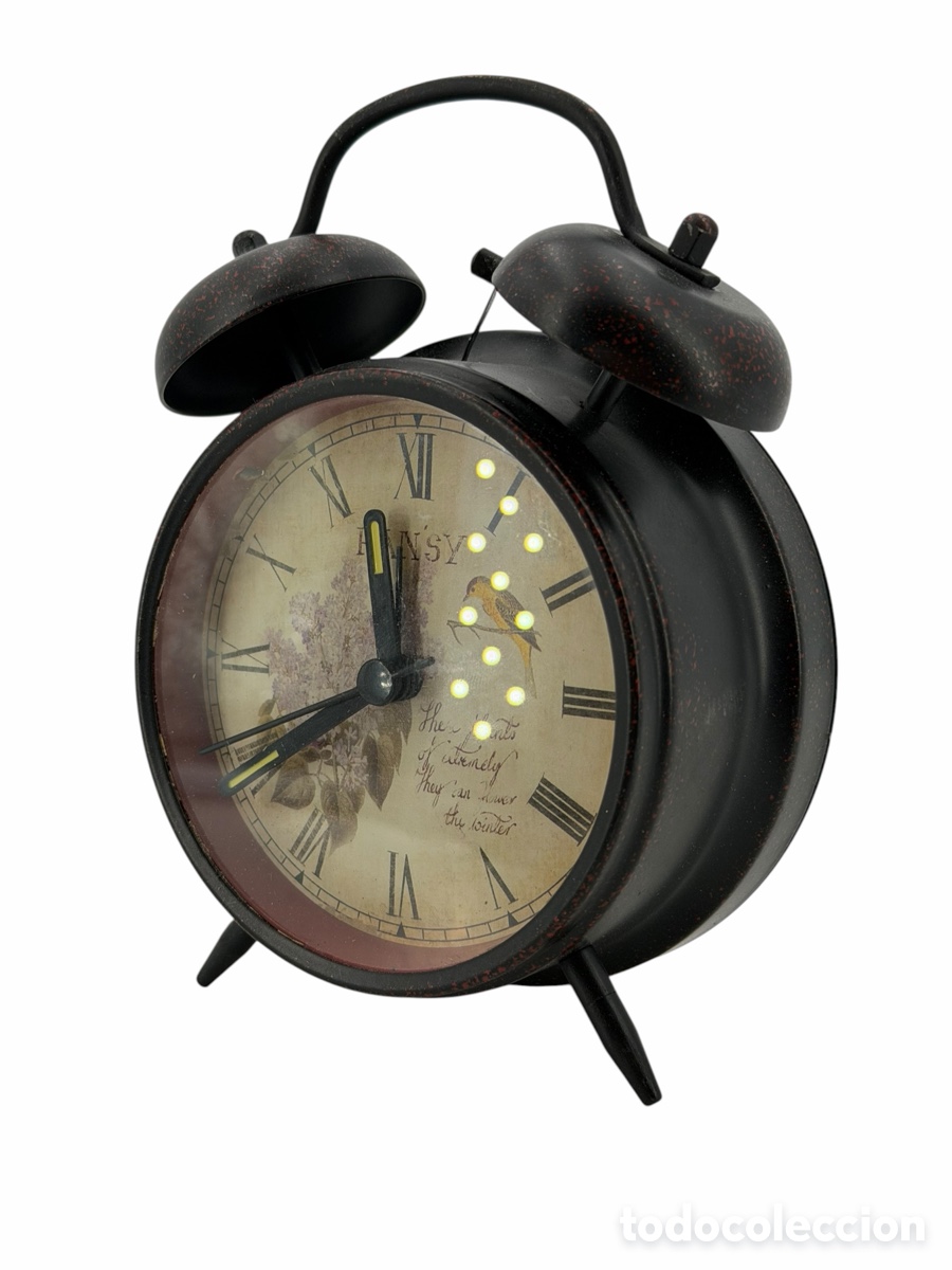 Vintage: Reloj Despertador Dise&ntilde;o Cl&aacute;sico