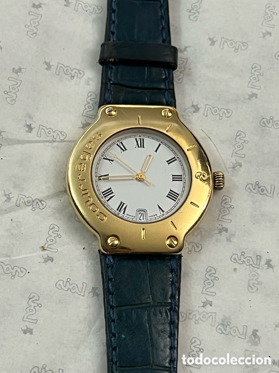 Vintage: ✅ Reloj courreges ERG GOLD FILLED 02-2001 Swiss made