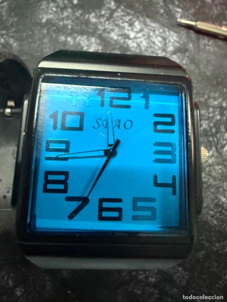 Vintage: SBAO S-147 Oversize XL Quartz Watch &ndash; Pila Nueva &ndash; Funciona &ndash; Correa Rota