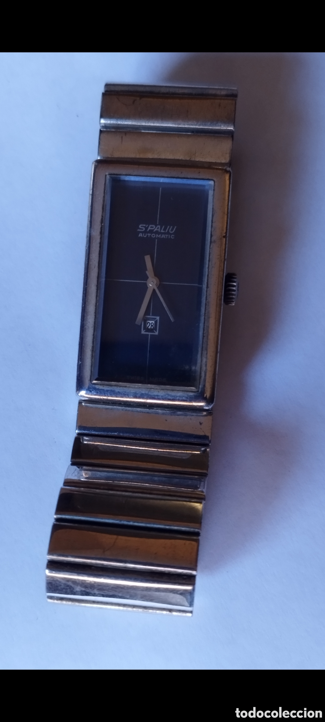 Vintage: Reloj S&rsquo;Paliu Autom&aacute;tico.Plata925. - Foto 1