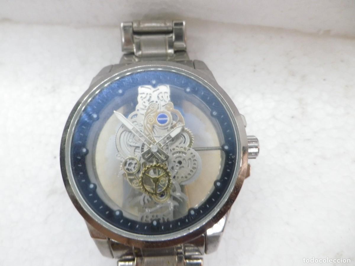 Vintage: Reloj Hombre Estilo Esqueleto Plata (Dise&ntilde;o Mec&aacute;nico Vista / Cuarzo) watches