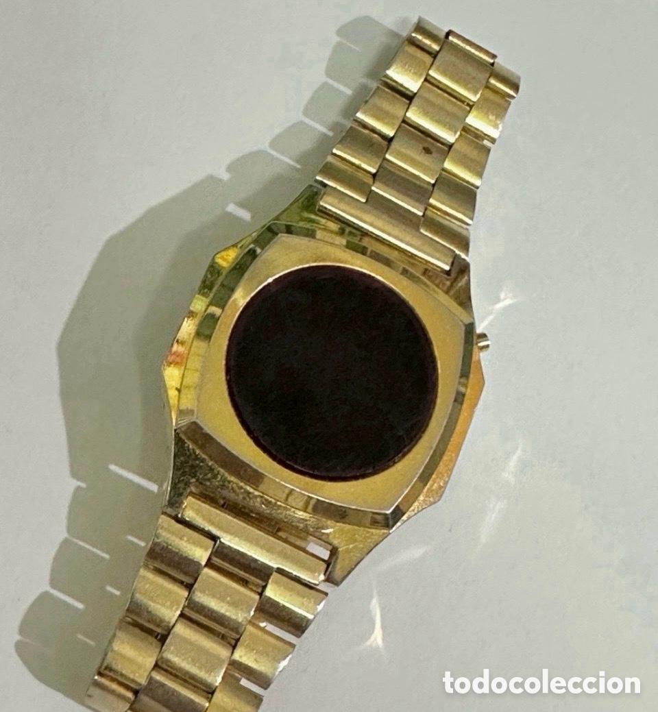 Vintage: Antiguo Reloj Digital LID Rojo Quartz Vintage