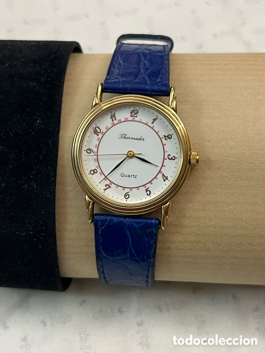 Vintage: ✅ Reloj Thermidor cuarzo chapado en oro como nuevo