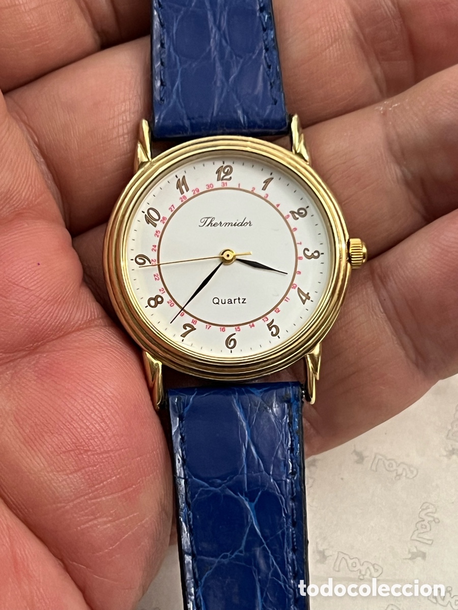 Vintage Watches: ✅ Reloj Thermidor cuarzo chapado en oro como nuevo