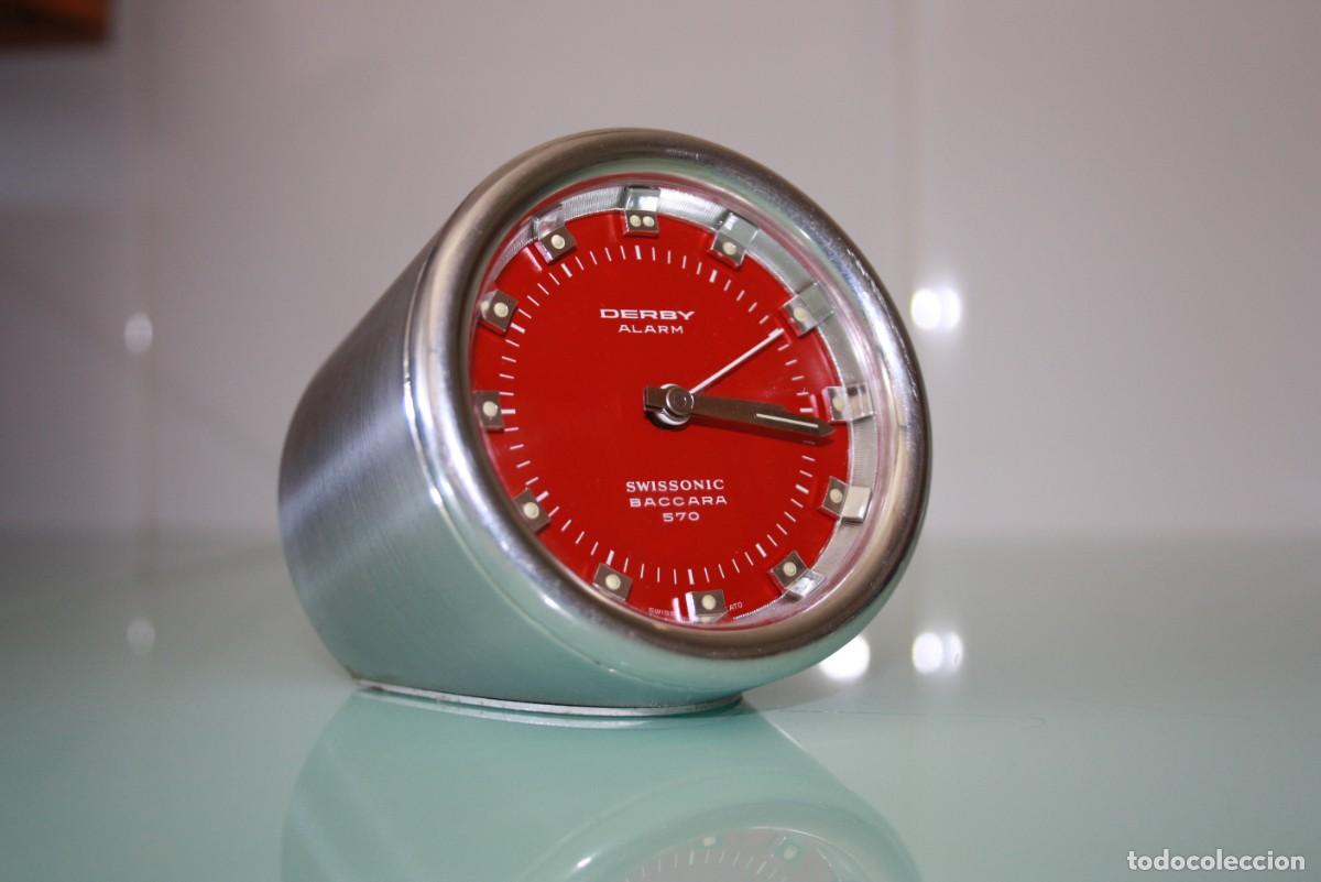 Vintage: Reloj de sobremesa Derby Alarm Swissonic Baccara 570