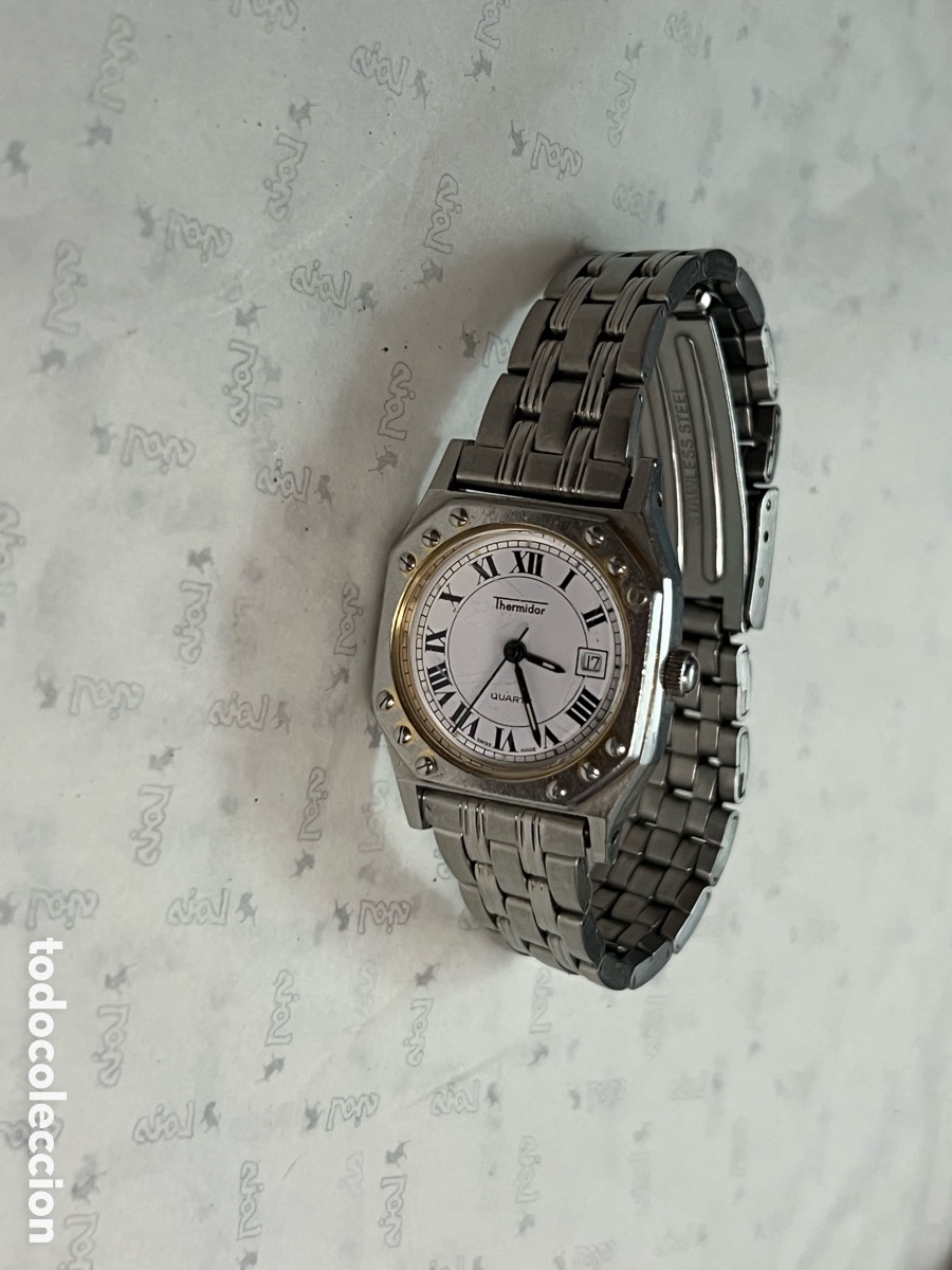 Vintage: ✅ Reloj Thermidor santos cuarzo calendario Swiss