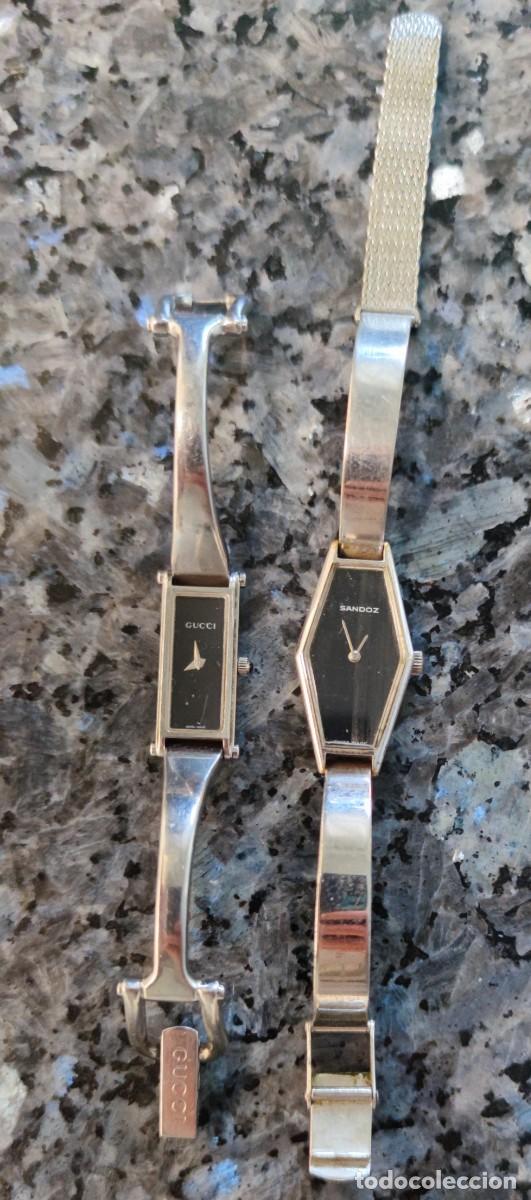 Vintage: Gucci 1500 L y Sandoz. Relojes de lujo vintage.