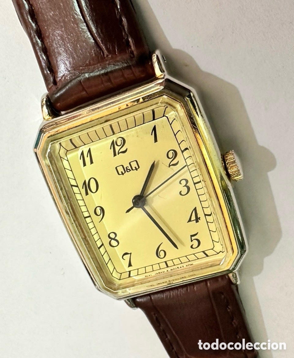 Vintage: Antiguo reloj Q&Q De cuerda manual vintage