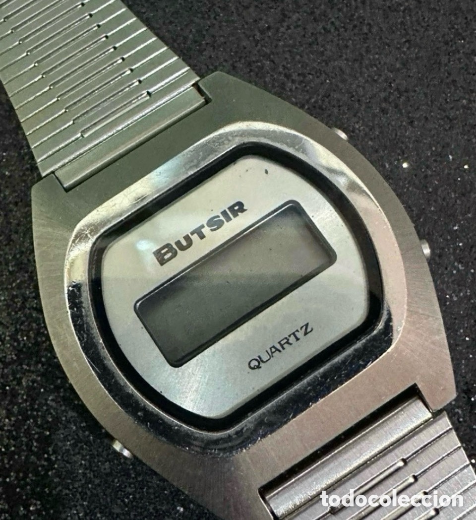 Vintage: Antiguo Reloj Digital BUTSIR Quartz Swiss Vintage