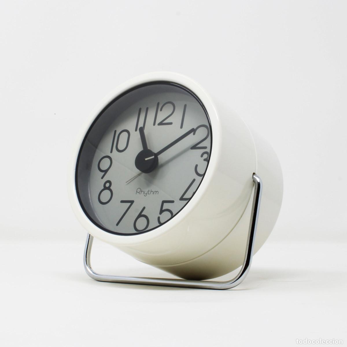 Vintage: Reloj Despertador Vintage Rhythm 7RA064 | Space Age Design A&ntilde;os 70 | Mid Century Modern