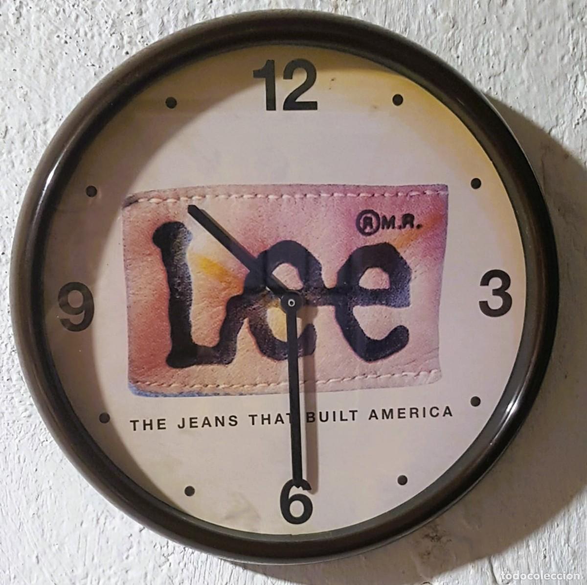 Vintage: RELOJ PUBLICITARIO VINTAGE-LEE ROPA VAQUERA U.S.A-A&Ntilde;OS 80/90