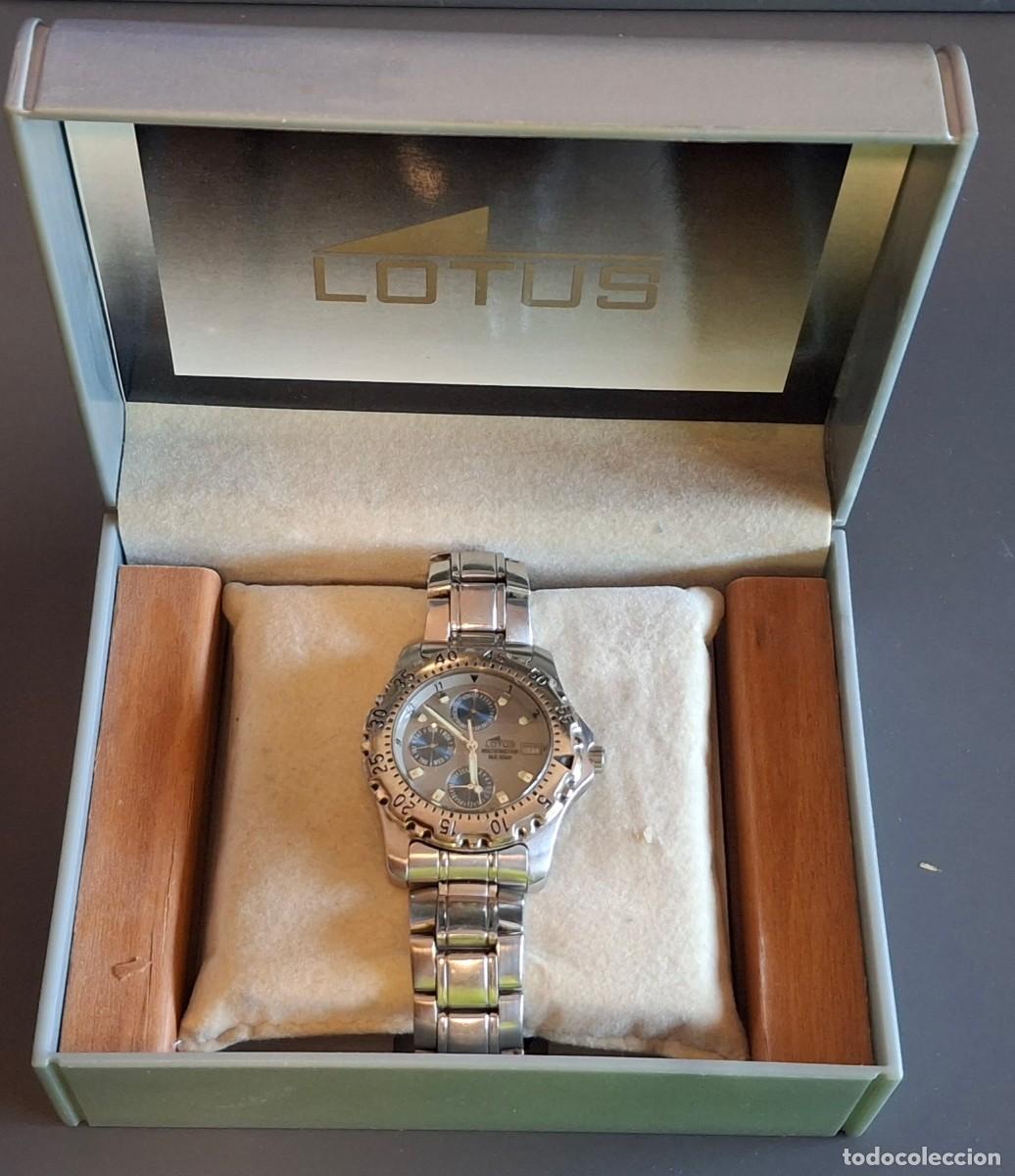 Vintage: Reloj pulsera Lotus Multifunci&oacute;n para reparar incluye caja 15009 Acero inoxidable inox