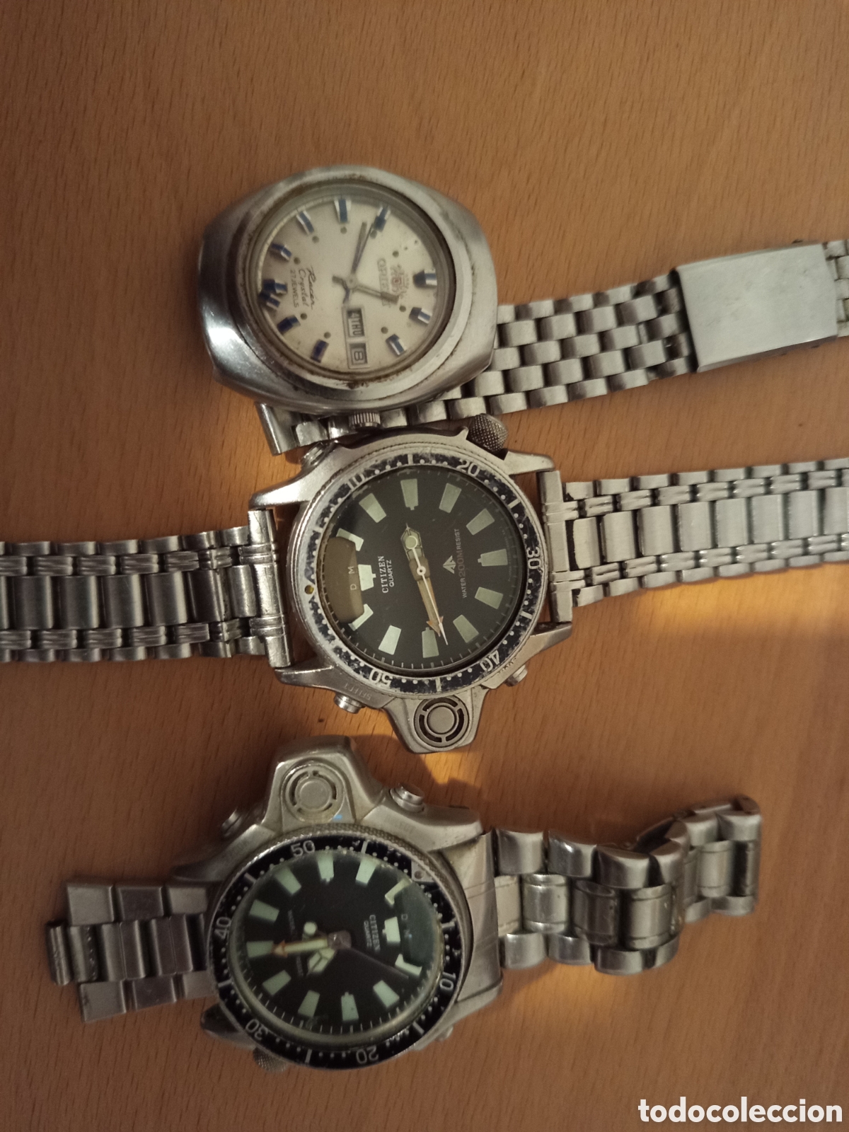 Vintage: Lote de relojes Japoneses antiguos (Orient y Citizen)