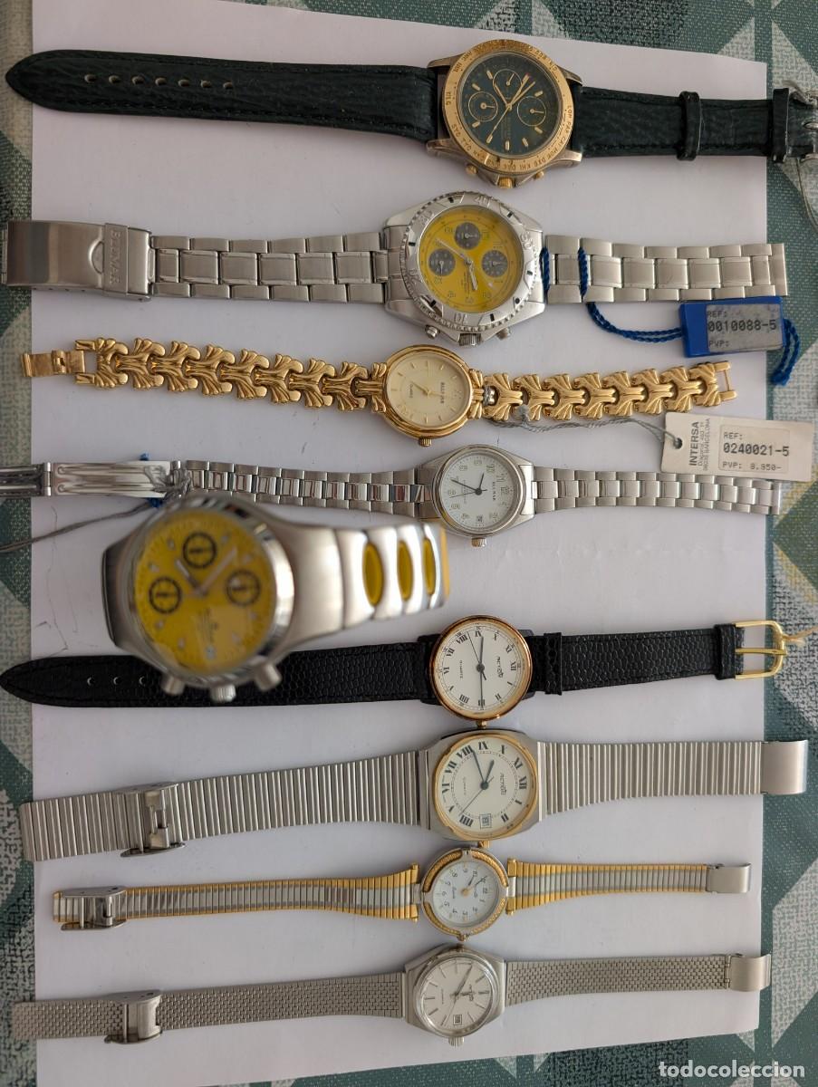 Vintage: Lote 9 relojes Blumar y Action - Foto 1