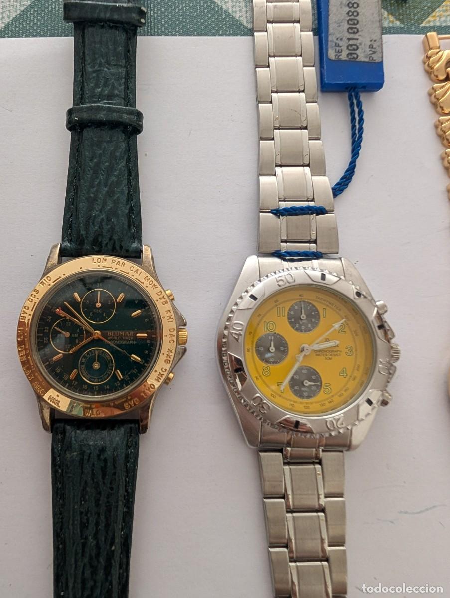 Vintage: Lote 9 relojes Blumar y Action - Foto 2