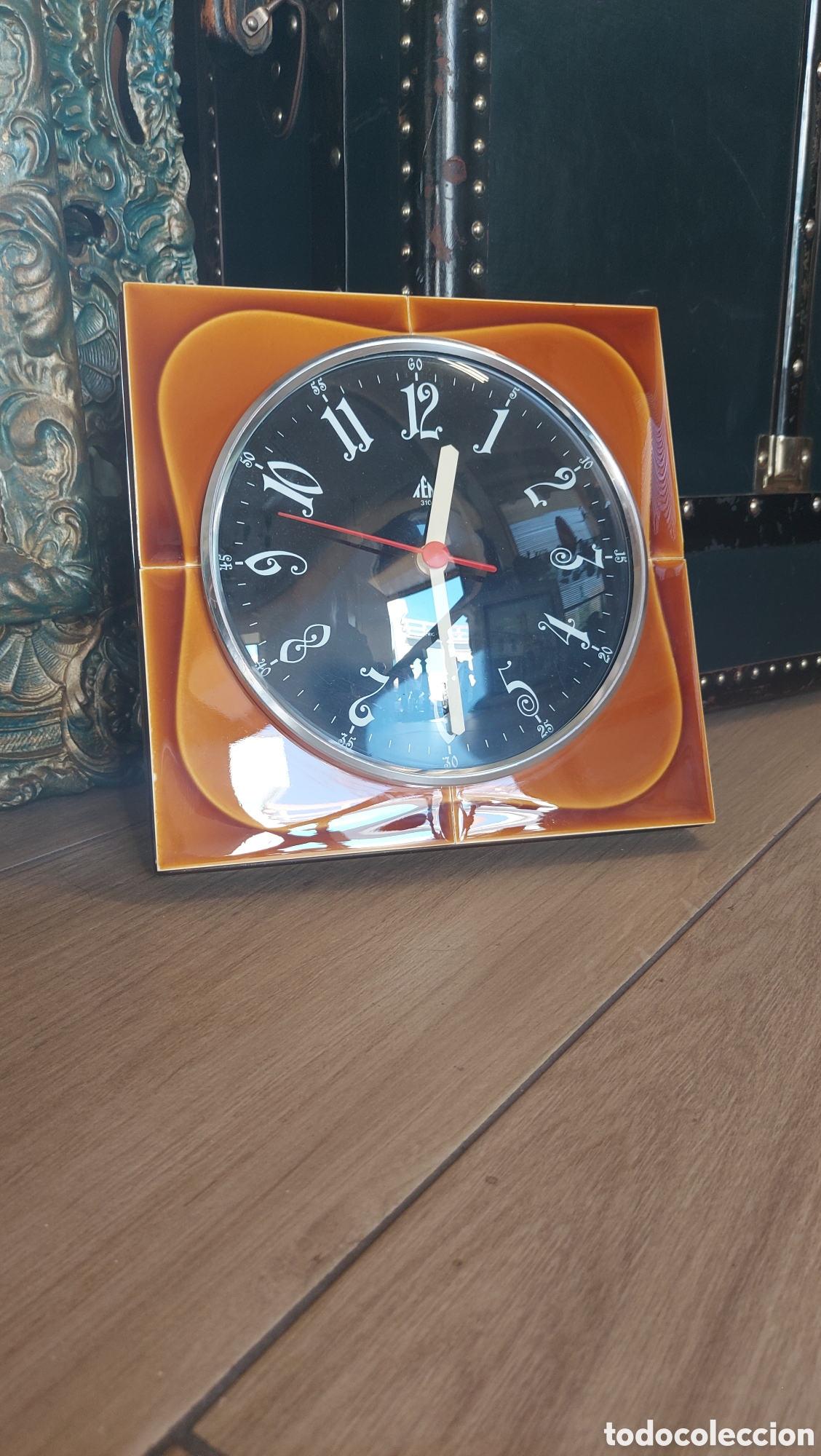 Vintage: Reloj de pared vintage circa 1960-1970