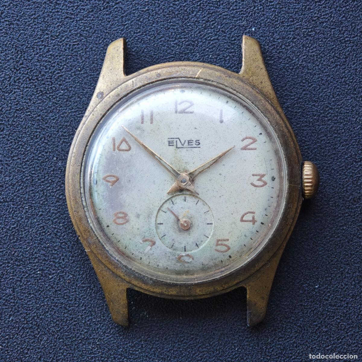 Vintage: ELVES 33mm reloj de cuerda vintage Cupillard 233 montre orologio watch France