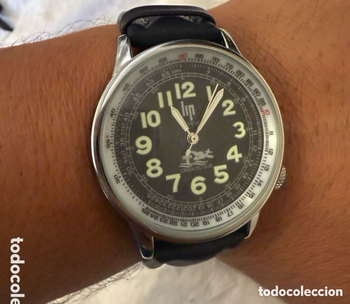 Vintage: LIP TYPE 10 CROIX DU SUD &ndash; RELOJ AVIADOR CABALLERO &ndash; CUARZO &ndash; VINTAGE