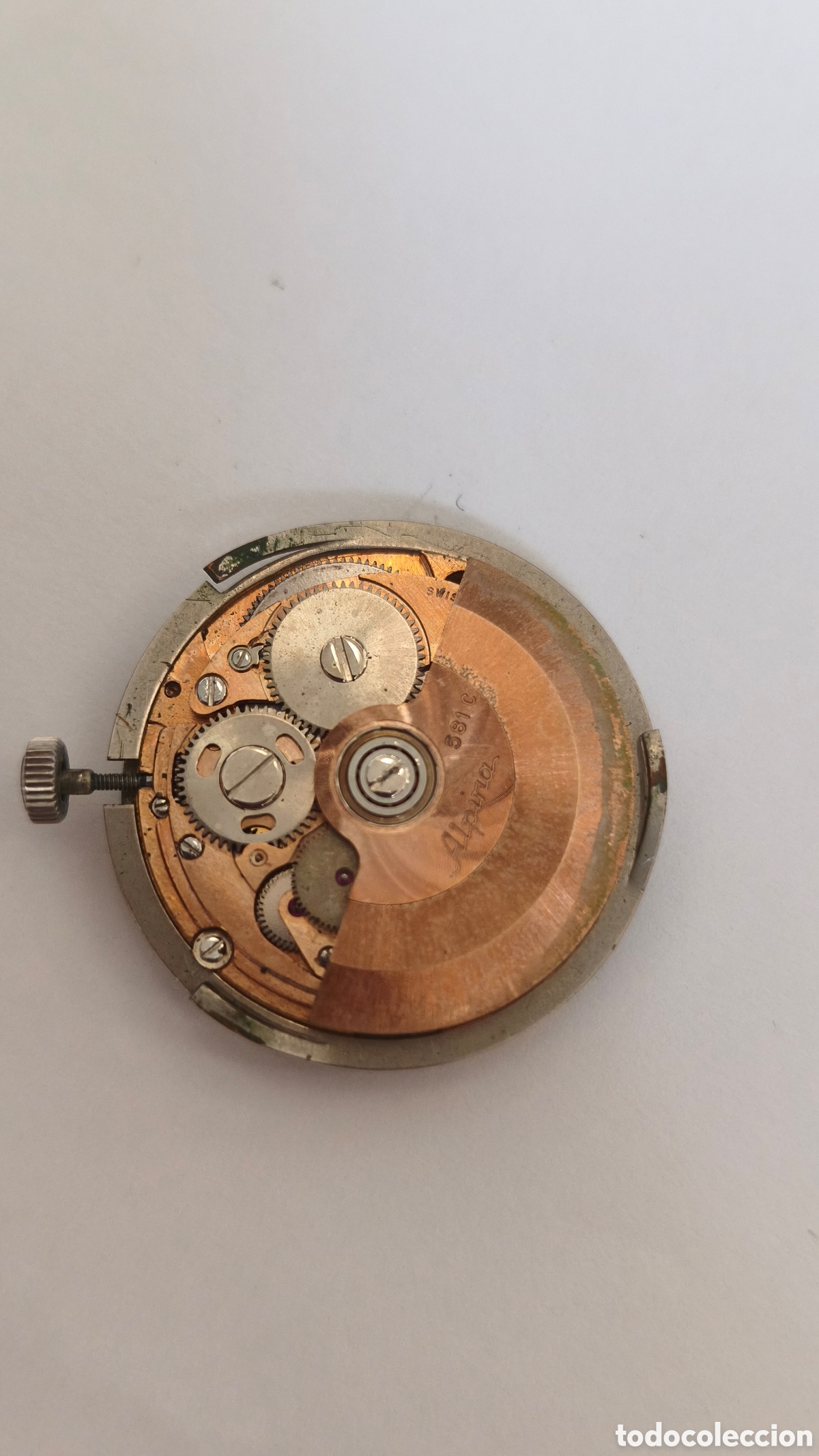 Vintage: Movimiento autom&aacute;tico alpina 581C, funcionando. - Foto 3