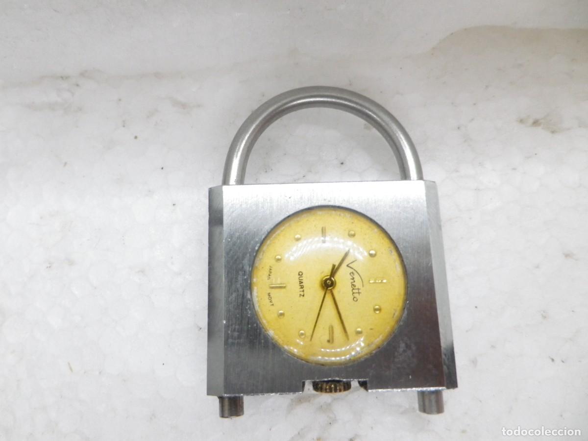 Vintage: Reloj Candado Vintage Venutto A&ntilde;os 80 Se abre de verdad! Acero in0x watches