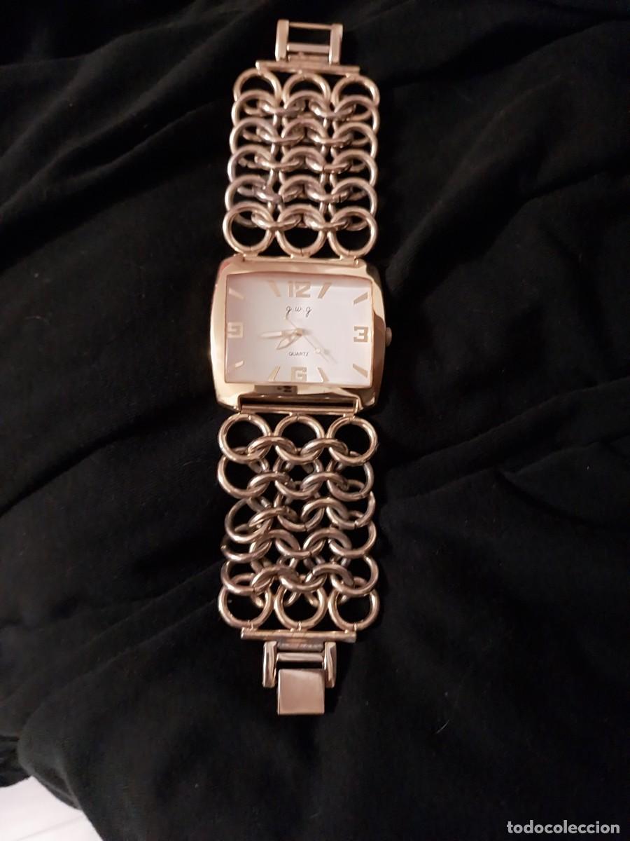 Vintage: Reloj brazalete dorado