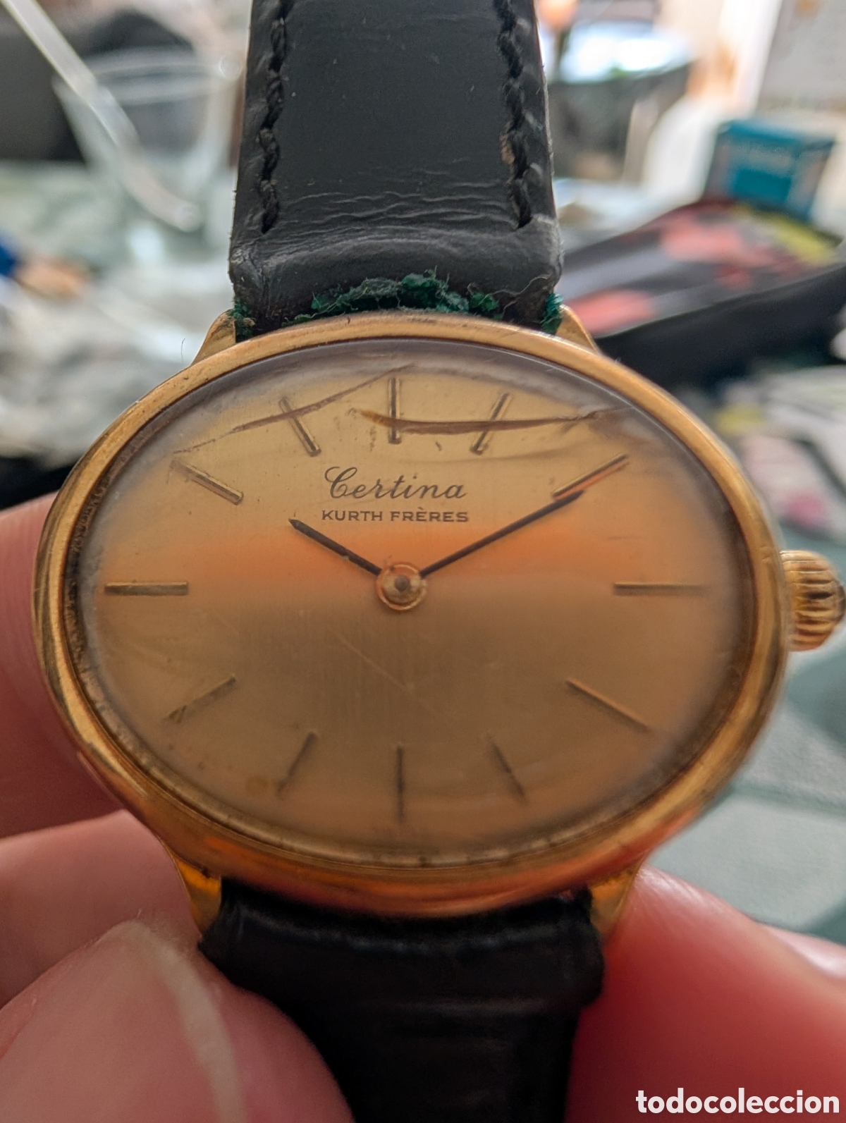 Vintage: Reloj Certina Kurth Freres Mujer Dorado