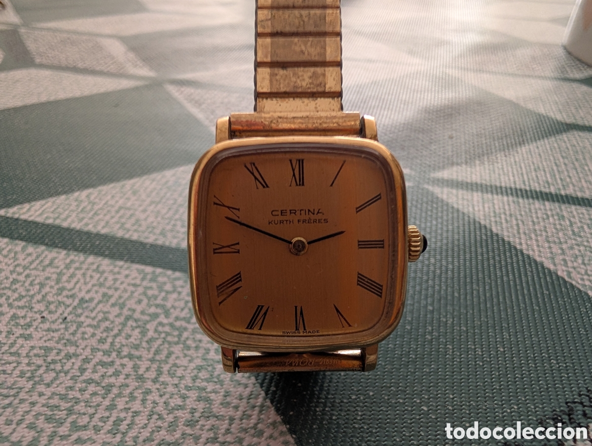 Vintage: Reloj Certina Kurth Freres Mujer Dorado