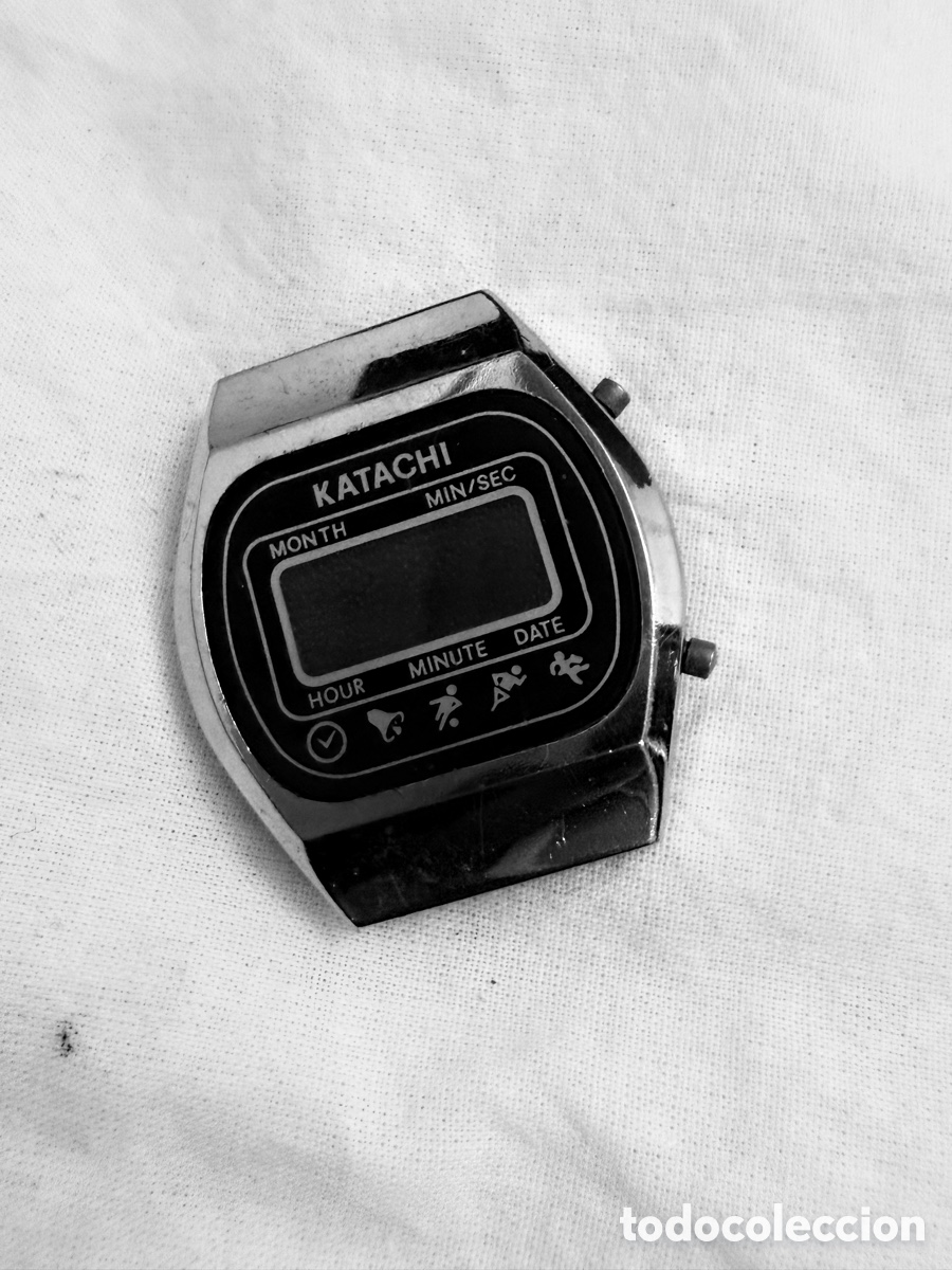 Vintage: Reloj digital vintage KATACHI Made in Hong Kong