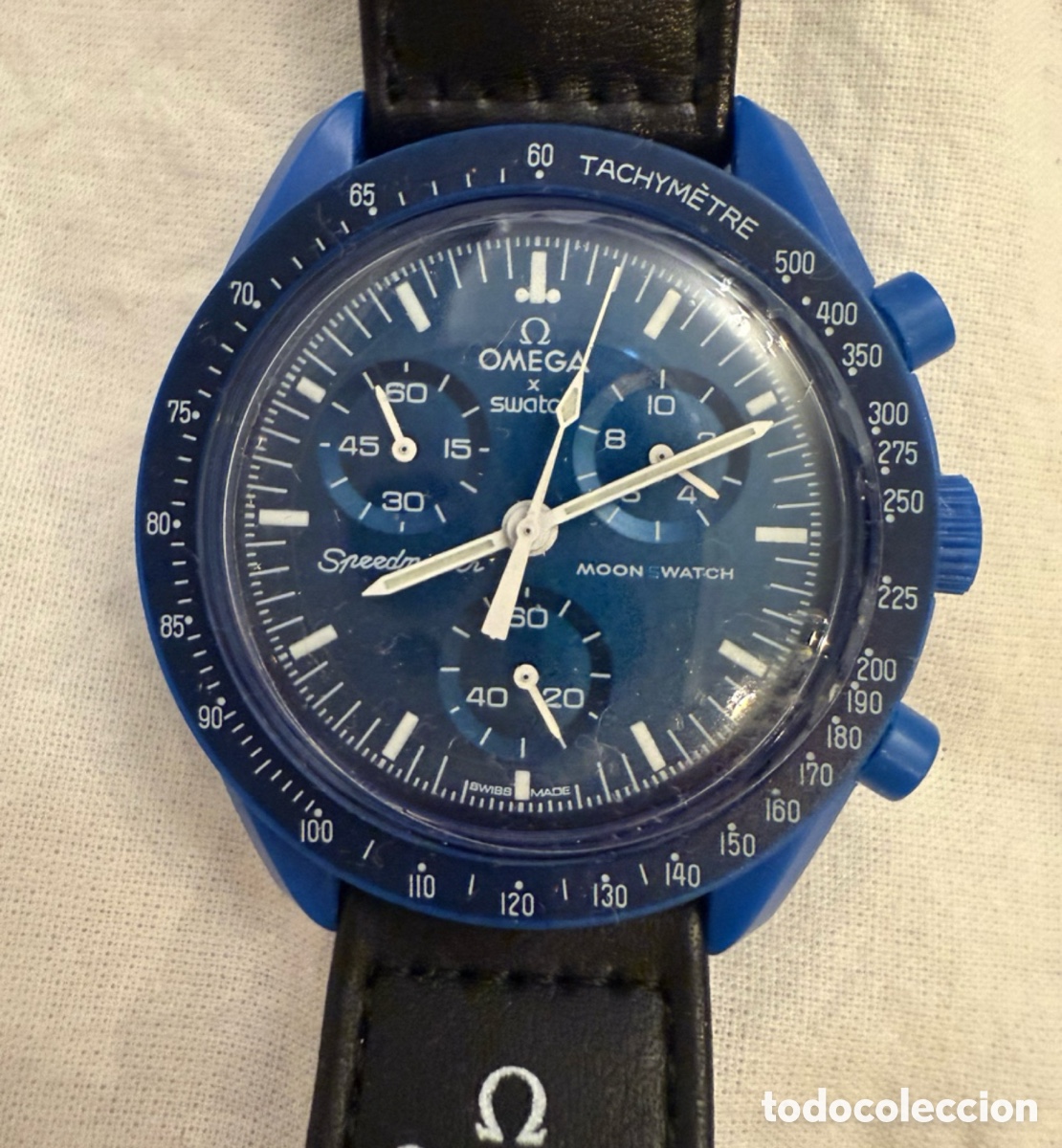 Vintage: OMEGA x SWATCH Speedmaster MoonSwatch Mission to Neptune &ndash; cron&oacute;grafo