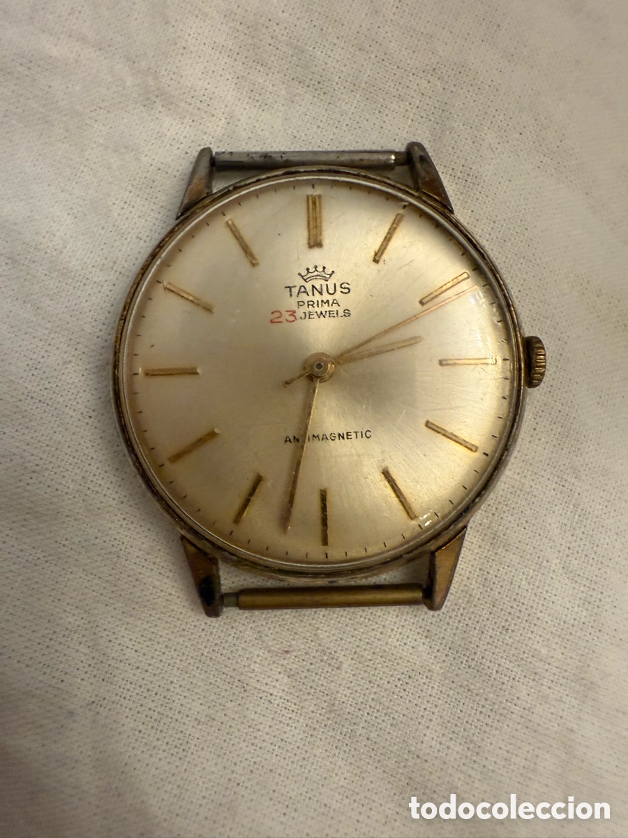 Vintage: Reloj vintage TANUS Prima 23 Jewels &ndash; caballero &ndash; para reparar