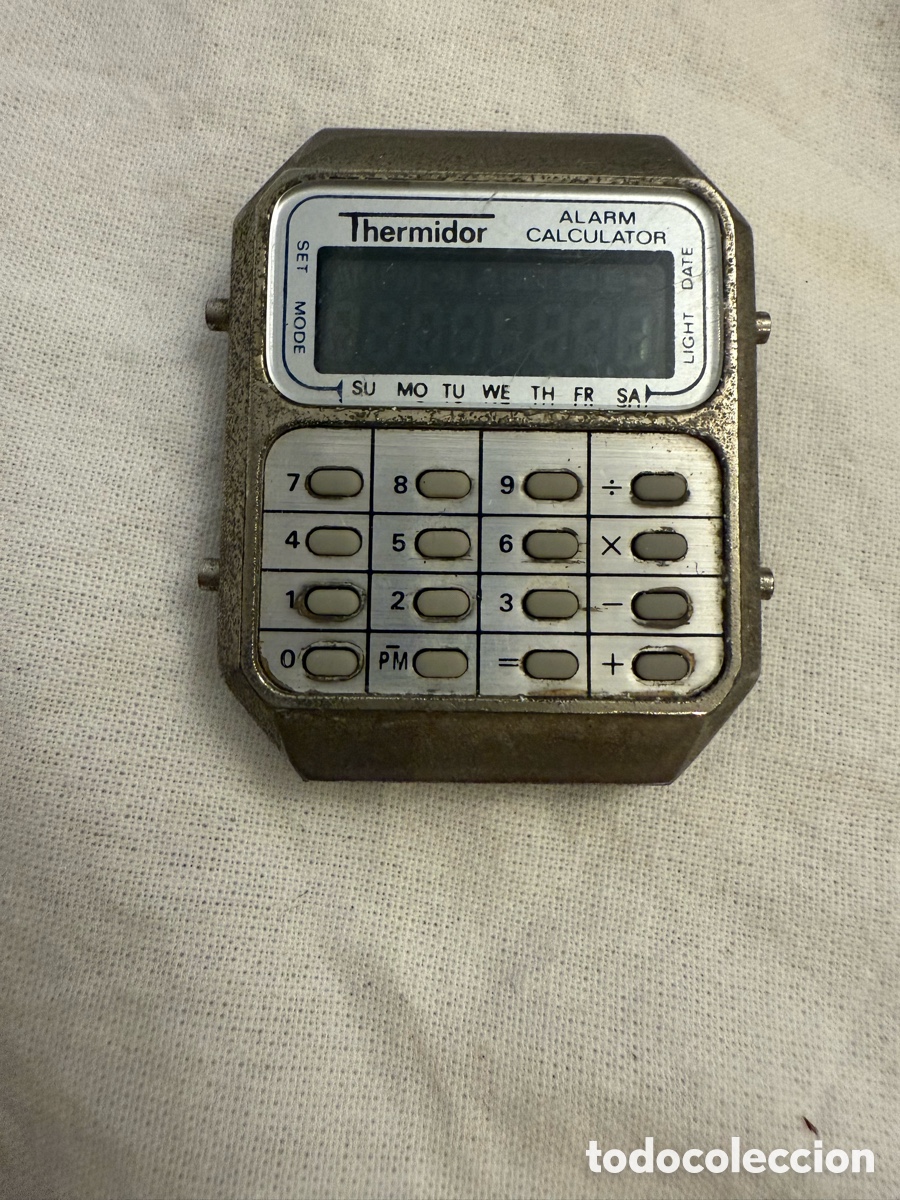 Vintage: Reloj digital vintage THERMIDOR Alarm Calculator &ndash; calculadora &ndash; sin probar