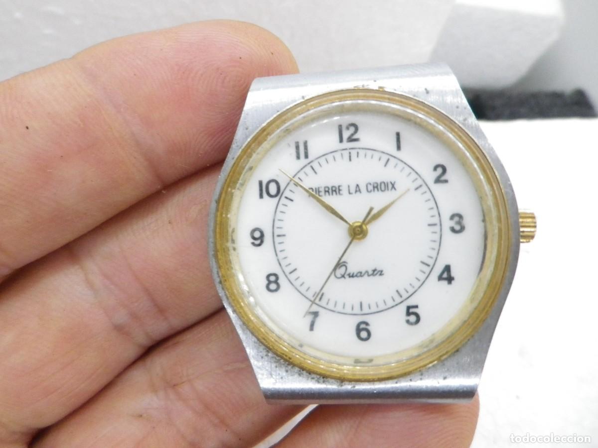 Vintage: RELOJ VINTAGE PIERRE LA CROIX 80s 90s MAQUINARIA MIYOTA JAP&Oacute;N BICOLOR CUARZO RUN