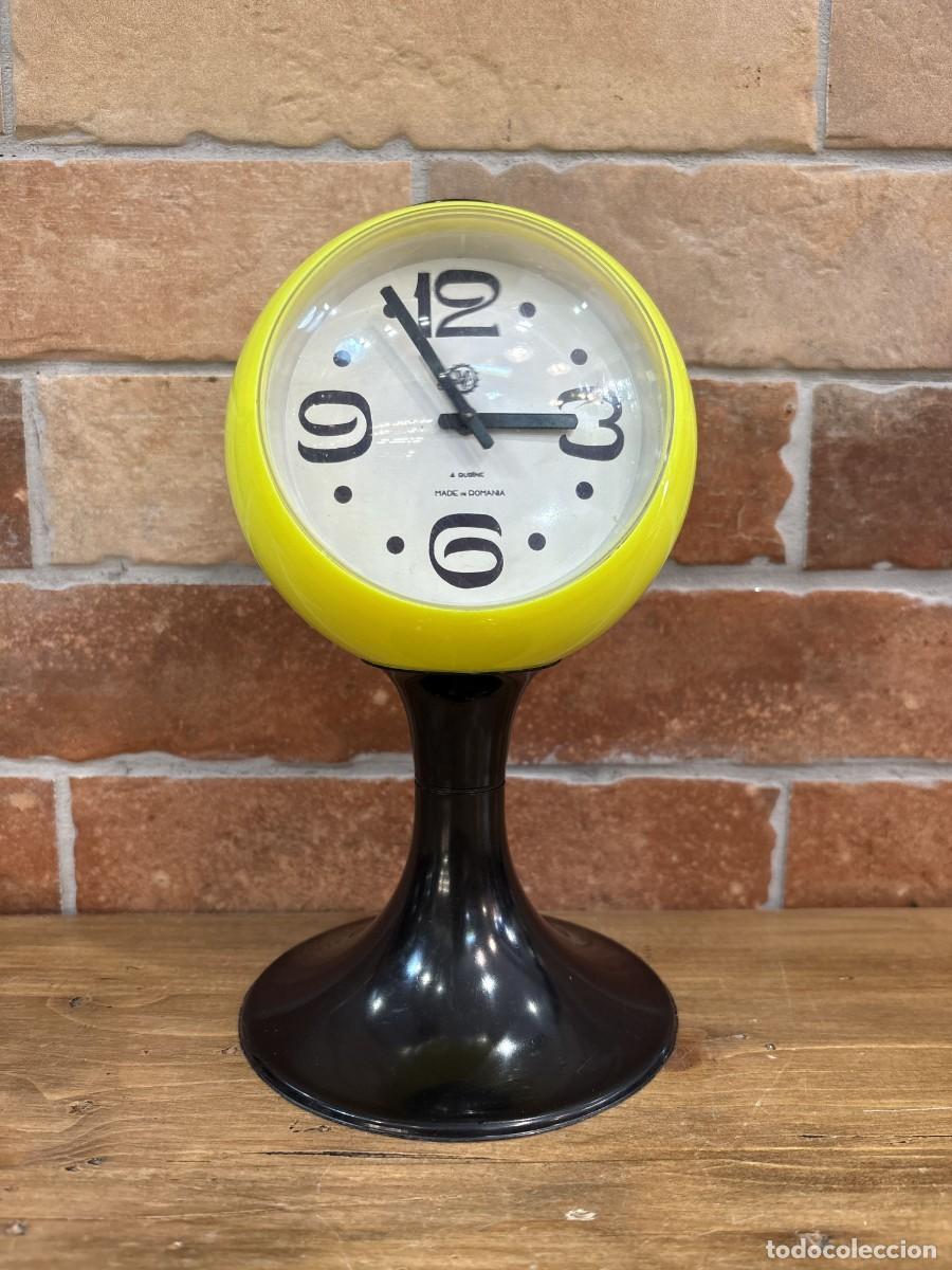 Vintage: Reloj de mesa vintage Space Age Victoria Arad (Tulip&aacute;n)