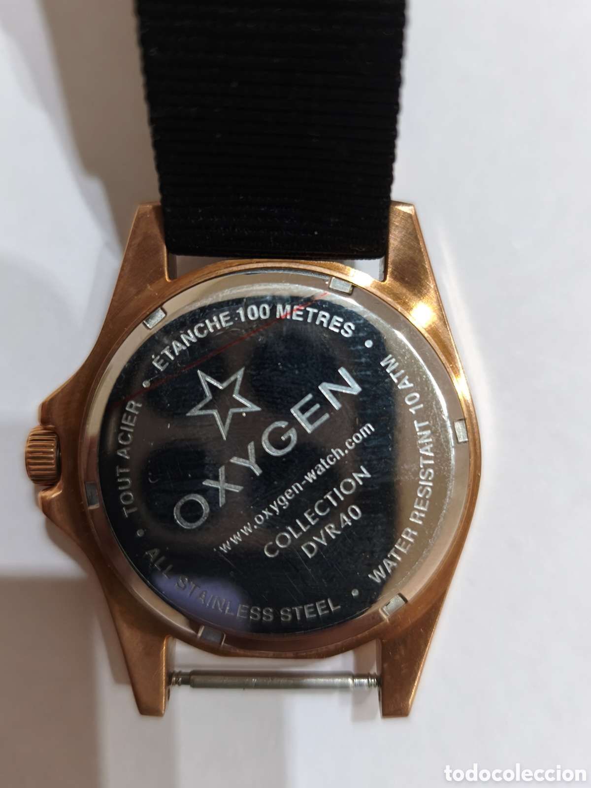 Vintage: Reloj Oxygen de cuarzo tipo submarino. Funcionando. - Foto 5