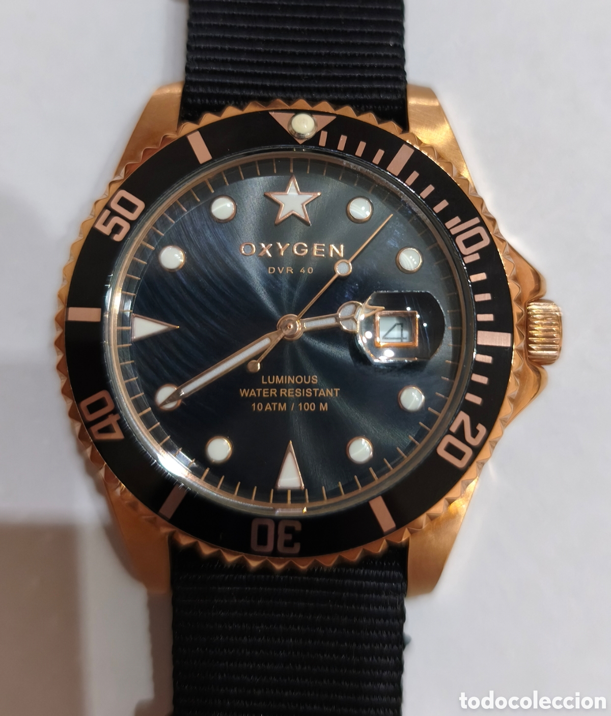 Vintage: Reloj Oxygen de cuarzo tipo submarino. Funcionando.