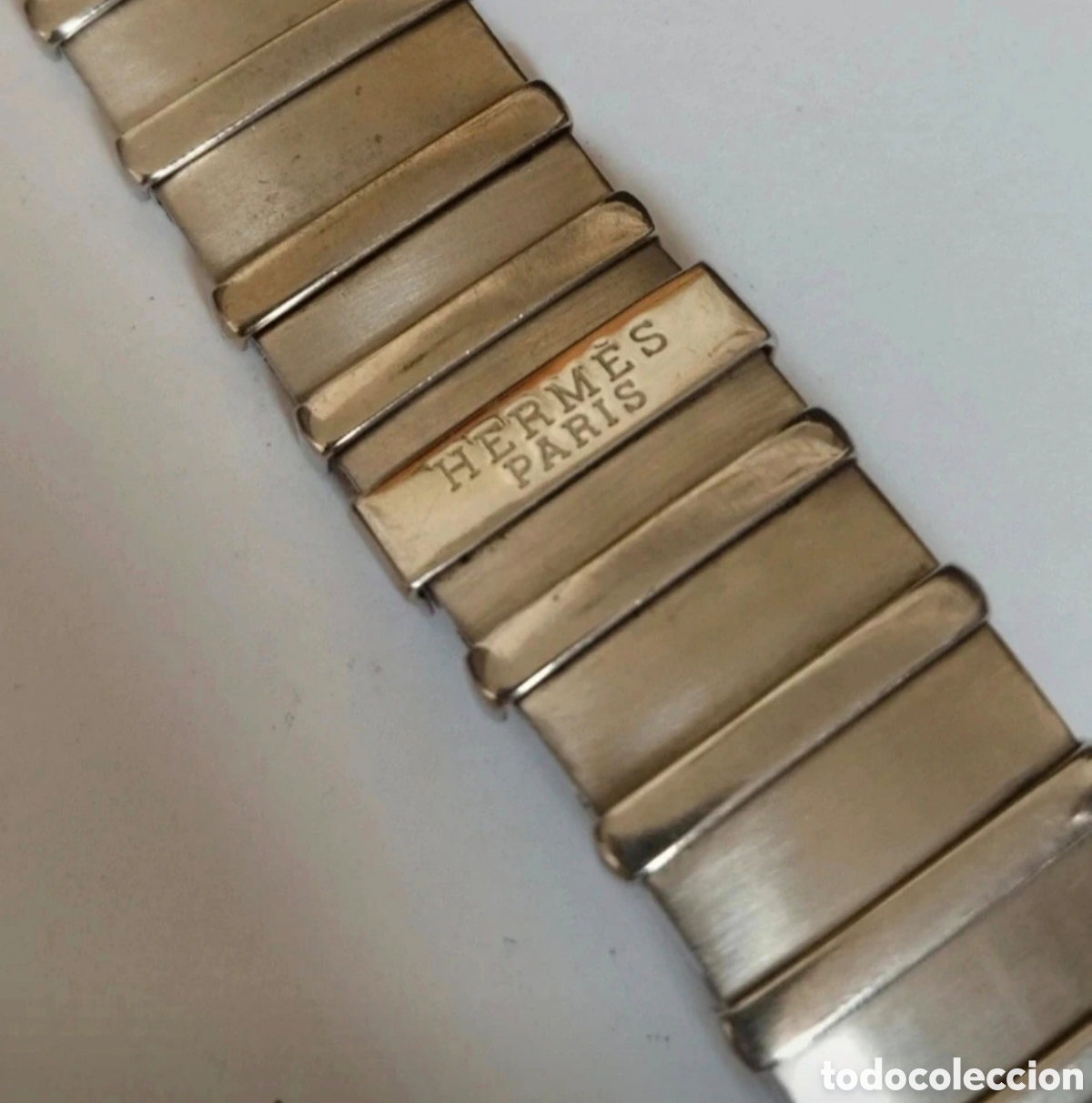 Vintage: Brazalete de reloj HERMES de acero, 19mm