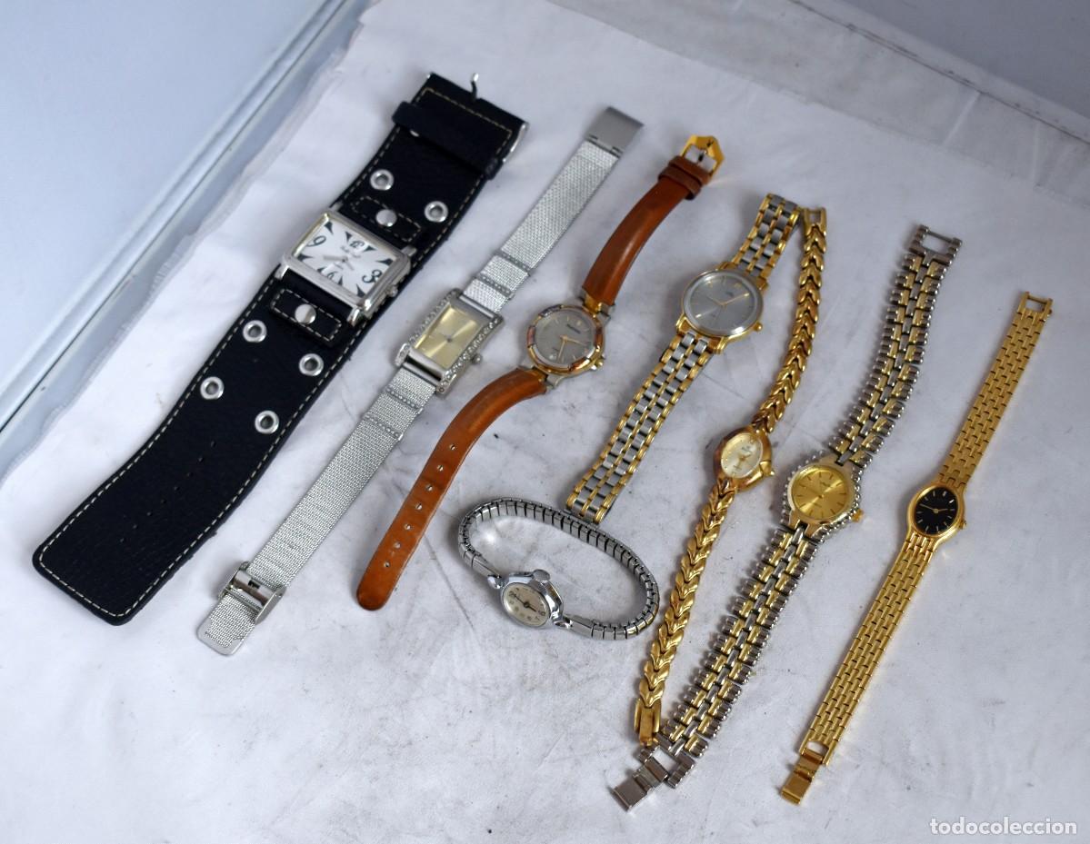 Vintage: LOTE 8 RELOJES VINTAGE..COLECCION O USO..PRESTIGIOSAS MARCAS Y ESTADOS..DEBEN FUNCIONAR