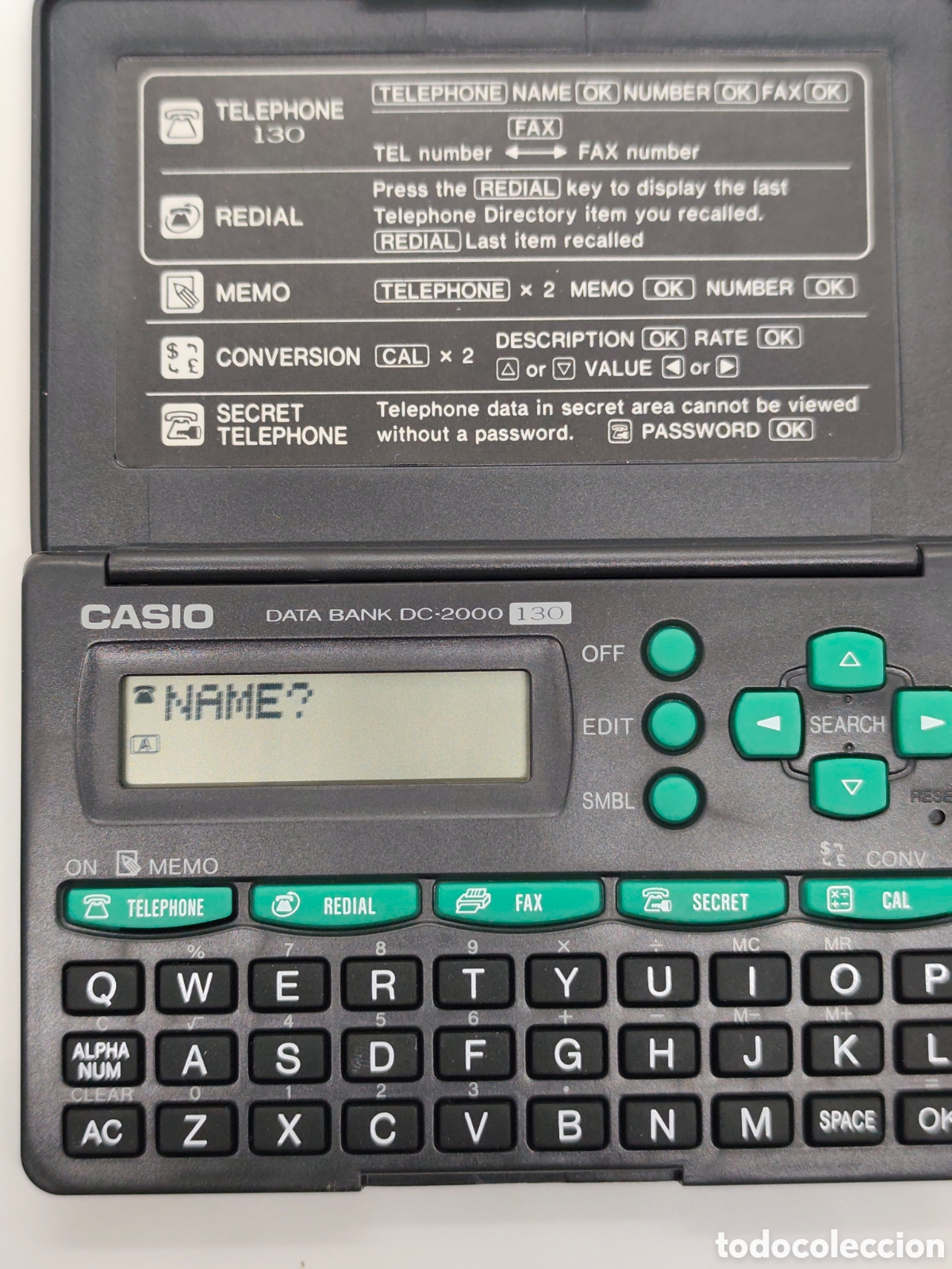 Vintage: Calculadora Casio Antigua DC 2000 sin usar - Foto 4