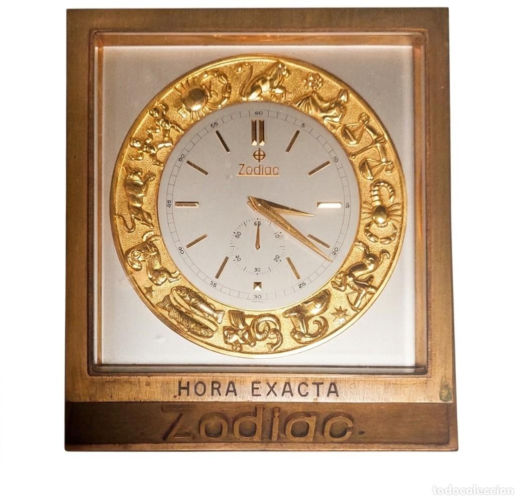 Vintage: Reloj de sobremesa Zodiac vintage a&ntilde;os 60 electromecanico en funcionamiento