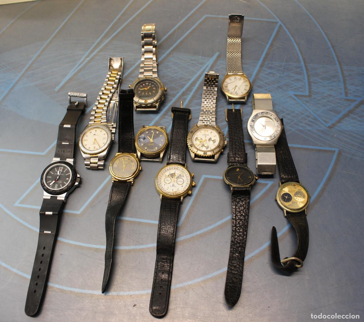 Vintage: 11 relojes de pulsera para piezas o reparar.