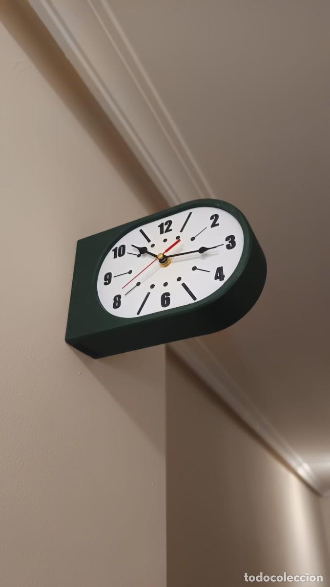 Vintage: Reloj de pared doble cara vintage