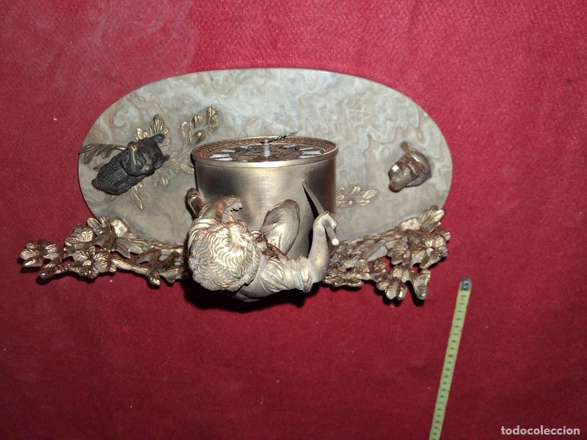 Vintage: Reloj antiguo bronce - Foto 3