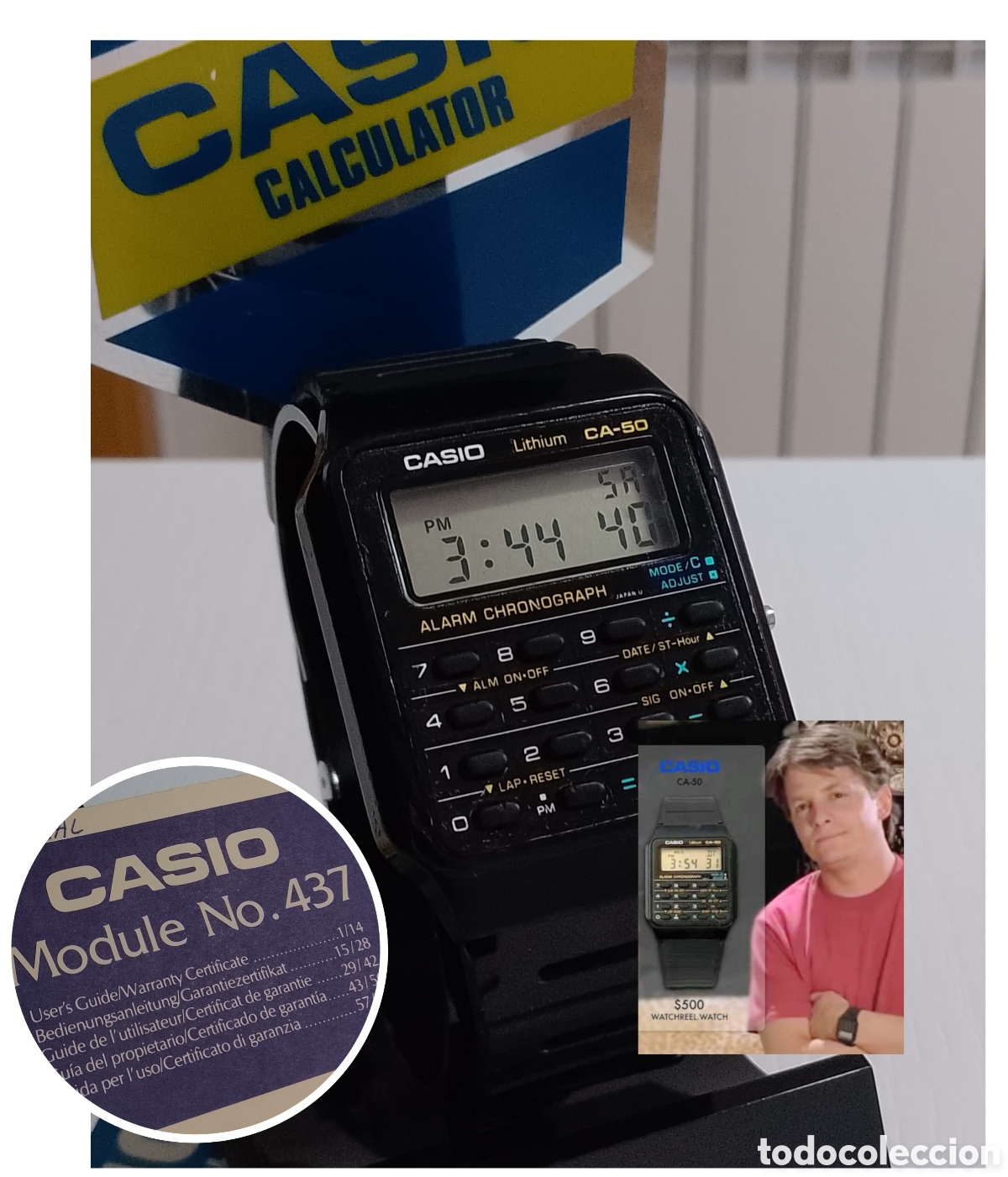Vintage: Reloj Casio calculadora Ca80 (Regreso al futuro)