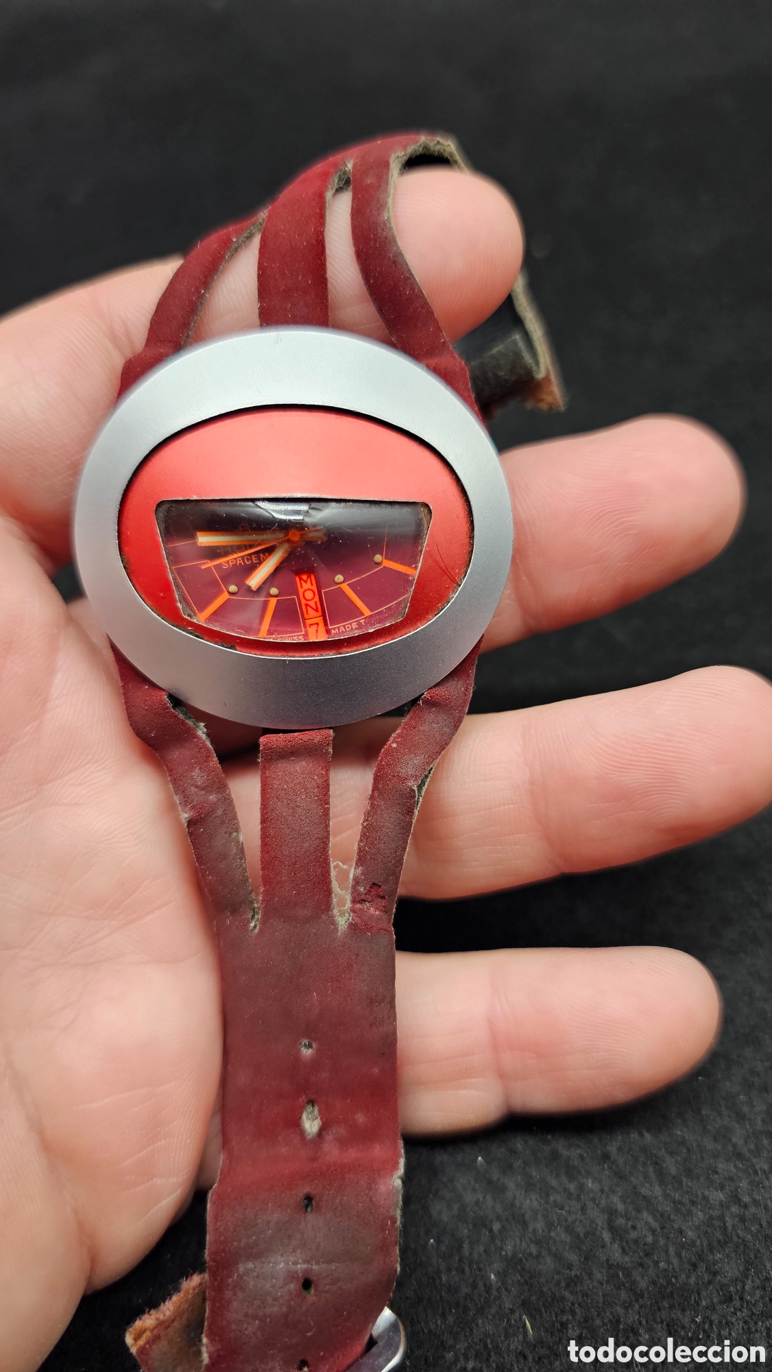 Vintage: reloj vintage Spaceman (dise&ntilde;ado por Andr&eacute; Le Marquand en 1972 dentro de la est&eacute;tica Space Age