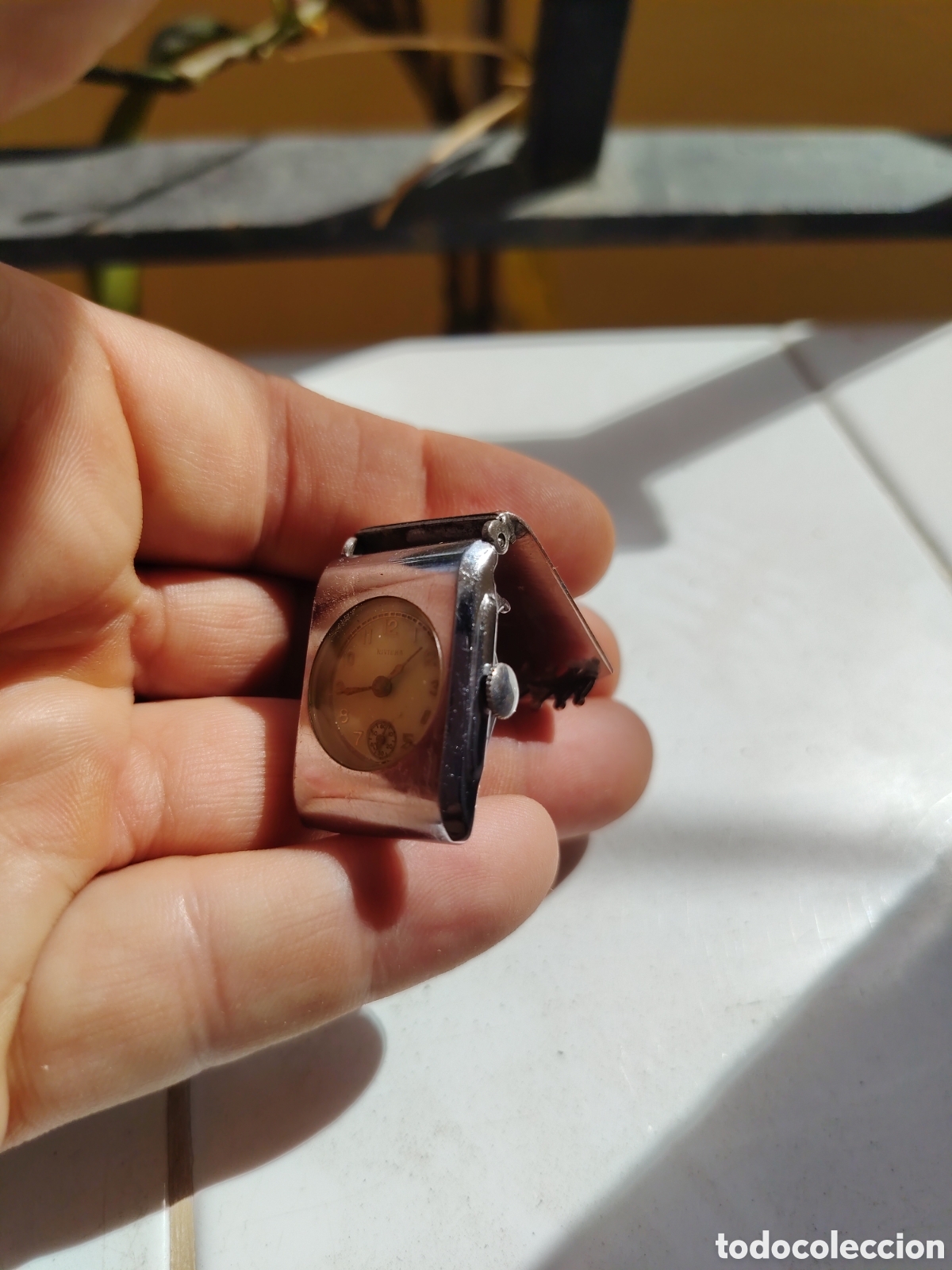 Vintage: RELOJ DE CORBATA O SOLAPA FUNCIONANDO - Foto 2