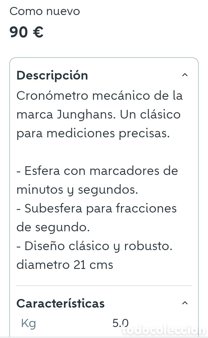 Vintage: cronometro mecanico Junghans - Foto 5